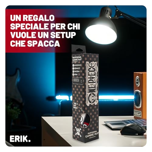 Grupo Erik: Tappetino Mouse One Piece | Tappetino Mouse Anime Xxl, Base Antiscivolo, 100% Waterproof E Con Rifiniture Di Qualità, 80 X 35 Cm, Gadget One Piece Anime - 6