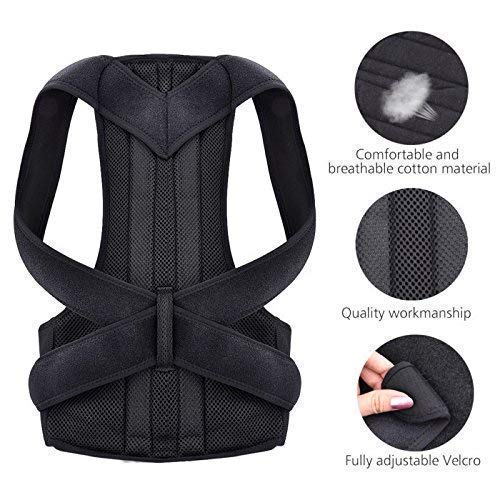 GRAZIA Lumbar Back Pain Relief Device, Lumbar Stretcher for Lower and Upper Massager and Support, Back Acupuncture Posture Corrector for Men and Women 4