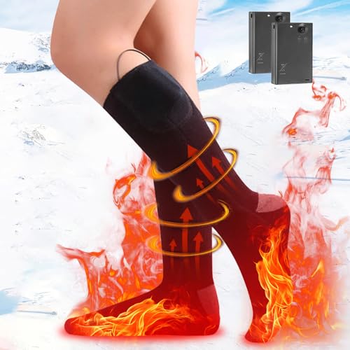 Calzini Riscaldabili Elettrici - Scaldapiedi Ai Ginocchio Unisex - Calze Riscaldanti Invernali