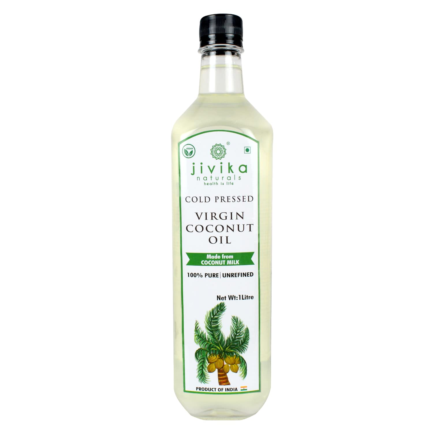 Jivika Naturals / Organics | Virgin Coconut Oil | Cold Pressed Virgin Coconut Oil | Pure Coconut Oil | Natural Coconut Oil | For Cooking | For Hair and Skin | 100% Pure | Extracted from Milk of Tender Coconuts | 1000 ml (B08DQYCNZX) Amazon Price History, Amazon Price Tracker