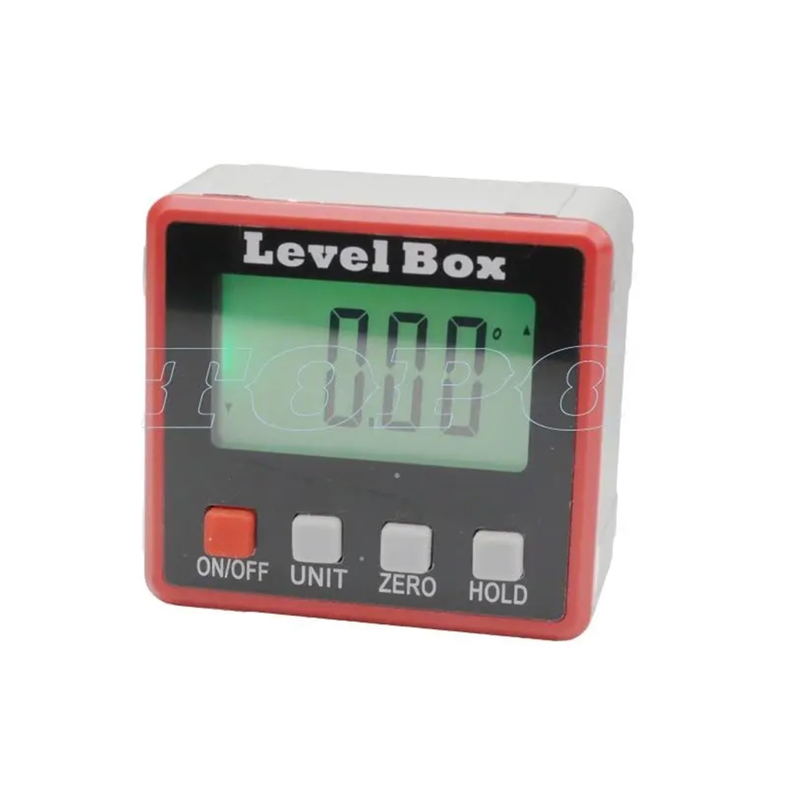 1pcs 4 * 90 Digital Waterproof Angle Measuring Instrument with Slanted Magnet Base, Angle Ruler, Mini Digital Inclinometer