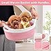 Yeeeasy Small Woven Basket with Gift Bags and Ribbons Cute Baskets for Gifts Empty 12