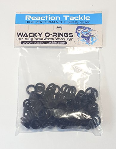 Reaction Tackle Wacky O-Rings-125 Black #TOP1