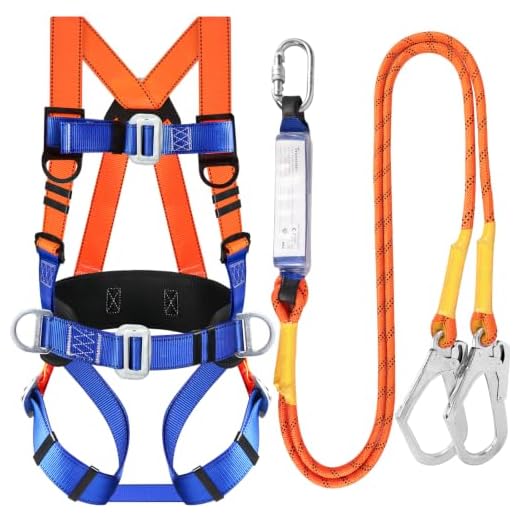 TT TRSMIMA Safety Harness Fall Protection Kit: Full Body Roofing harnesses