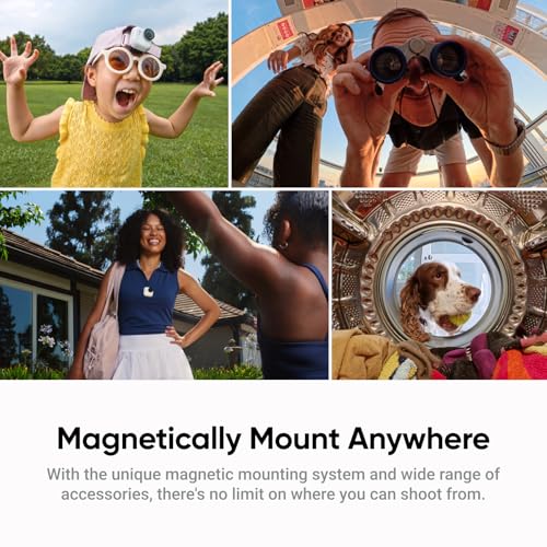 Image of Insta360 GO Ultra - Small 4K Vlogging Camera, Hands-Free, POV Cam, 1 /1.28 inch Sensor, 53g Lightweight, 156 FOV, 200 Min Battery Life, Magnetic Wearable Action Camera for Sports, Vlog