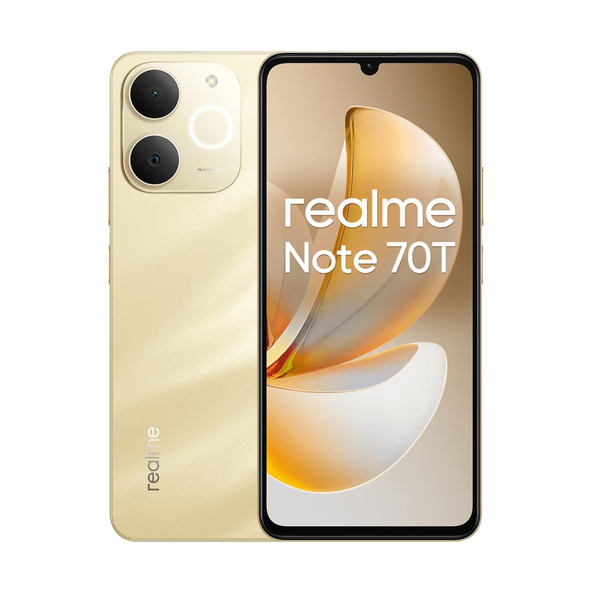 新品★realme Note 70T★128GB realme Note 70T Smartphone, 4 + 256 GB, Durable Battery with 6,000