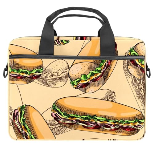 Sacoche ordinateur 13,3 pouces à bandoulière housse PC portable 14" multicolore