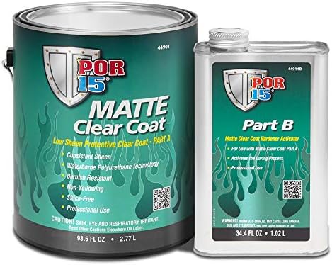 POR-15 44901 Matte Clear Coat, 1 Gallon