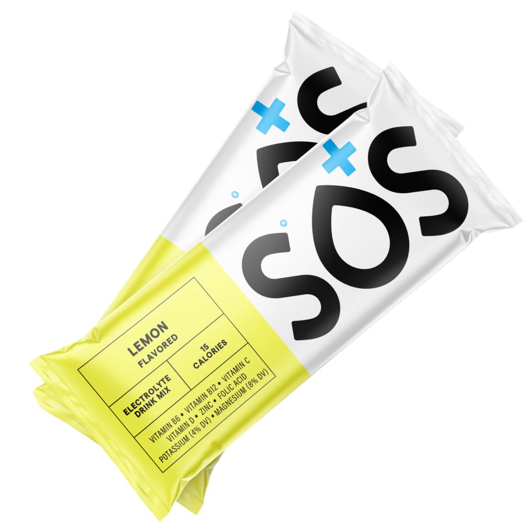 Daily Electrolyte Stick Packets – Lemon Flavor | 125 Bulk Sticks | Rapid Hydration Powder with Electrolytes & Vitamins | Low Sugar, Keto Friendly