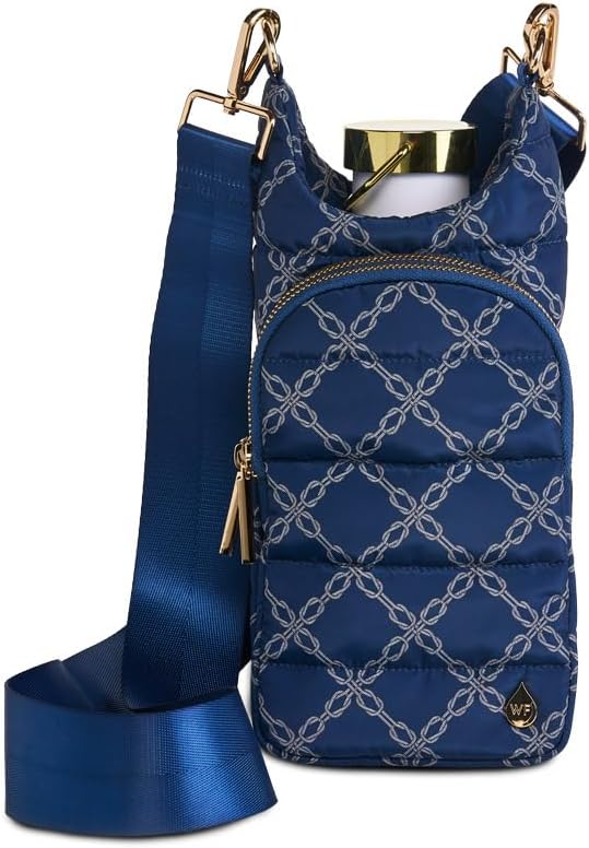 WanderFull Original HydroBag Collection, Water Bottle Holder w/Strap & Phone Pocket, Hands-Free Crossbody Water Bottle Bag