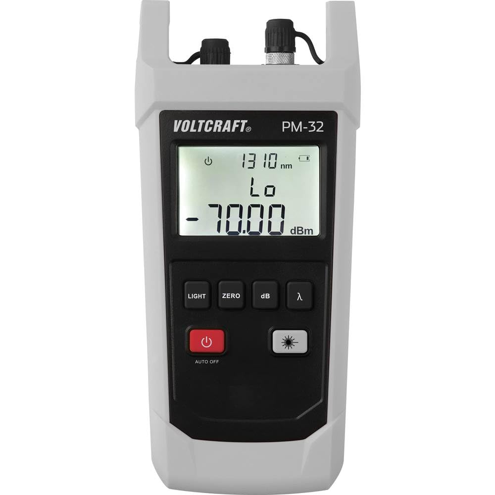 Voltcraft PM-32 Testeur de fibre optique