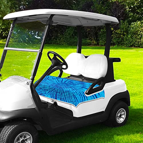 Enyorsel Golf Cart Seat Covers, 100% Microfiber Golf Cart Seat Towel/Blanket With Blue Bohemian Style, 51X31'', Fit All Ezgo, Yamaha & Club Car Of 2-Seat Golf Carts Etc., Easy Install And Clean #TOP5