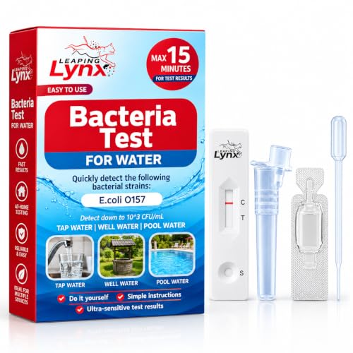 E. coli O157 Bacteria Water Test Kit – 15-Minute Rapid Drink...
