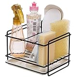 Größe: 17 x 16 x 13 cm / 6,69 x 6,29 x 5 '' Unterseite hohl und Ablassen Tablett-Design ermöglichen es Ihnen, die Schwämme und Bürsten direkt nach Gebrauch in den Caddy zu legen und Mach dir keine Sorgen über triefend.