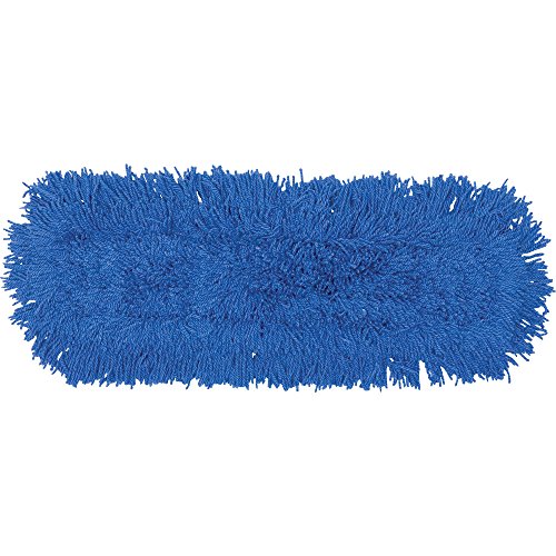 Rubbermaid Commercial Twisted Loop Synthetic-Dust Mop, 36-Inch Length x 5-Inch Width, Blue, Heavy Duty Mop for Floor Cleaning Office/School/Stadium/Bathroom