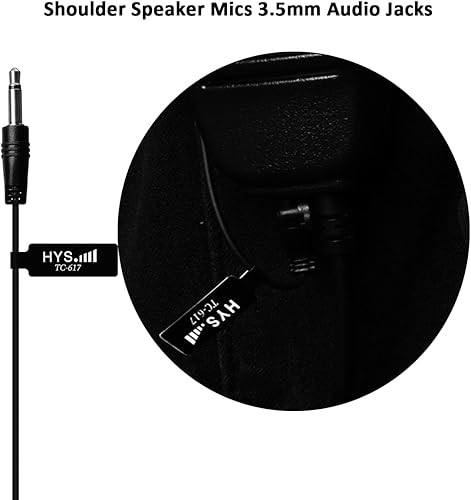 Miniatura 3 de HYS G forma suave oído gancho auricular auricular 0.138 in enchufe gancho oído sólo escucha radioaficionadoauricular