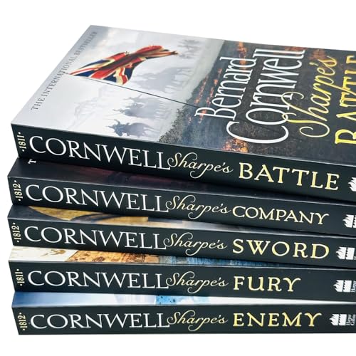 Bernard Cornwell Richard Sharpe Series Books 11 To 15 (Battle, Fury, Sword, Company, Enemy) – vue 3