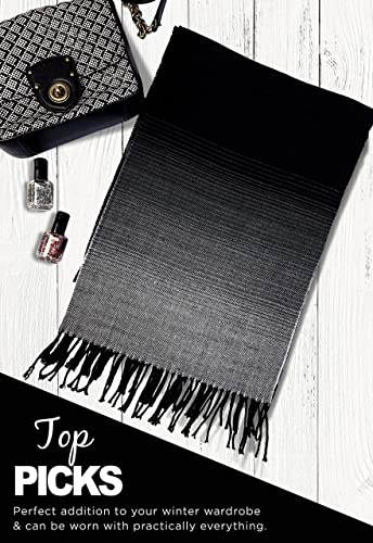 Image of CALVIN & OLIVIA Lightweight Ultra-Soft Scarf - Perfect Holiday Gift for Men & Women
