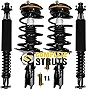Front Complete Struts Assembly with Coil Springs & Rear Shocks Conversion Kit Replacement for 1998-2005 Buick Park Avenue (Set of 4)