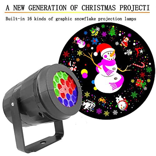 Kerstprojector LED-lamp for binnen met 16 patronen for feestdecoratie Kerstprojector LED-lamp for binnen met 16 patronen for feestdecoratie