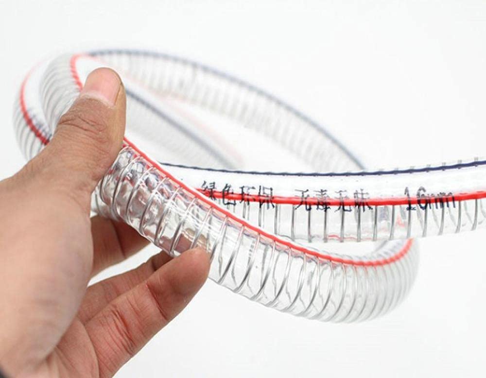 Tubo vacío. Telescópico en espiral. No hay olor. Resistencia a alta temperatura. Manguera de alambre de PVC de silicona-125mm * 6mm