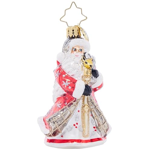 Christopher Radko Hand-Crafted European Glass Christmas Tree Decorative Ornament, Winter