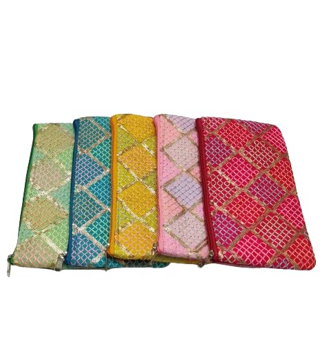 Betterminds Return Gifts Purses for Women(Pack of 5), Wedding Gifts, Housewarming Gifts, Baby Shower Return Gifts (B0D84F93MR) Amazon Price History, Amazon Price Tracker