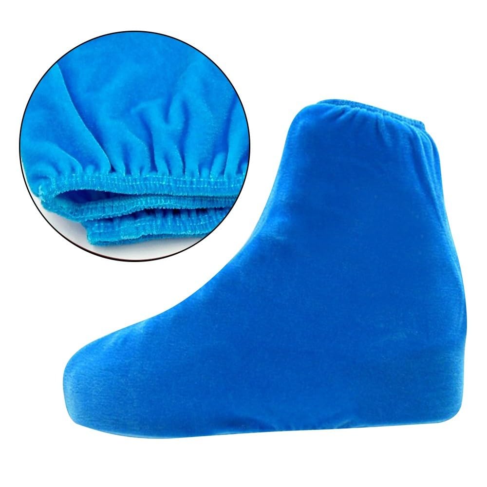 MiOYOOW Cubierta para botas de patín, cubierta de patín de hielo, cubierta de terciopelo elástico para botas de hielo y deportes de patinaje