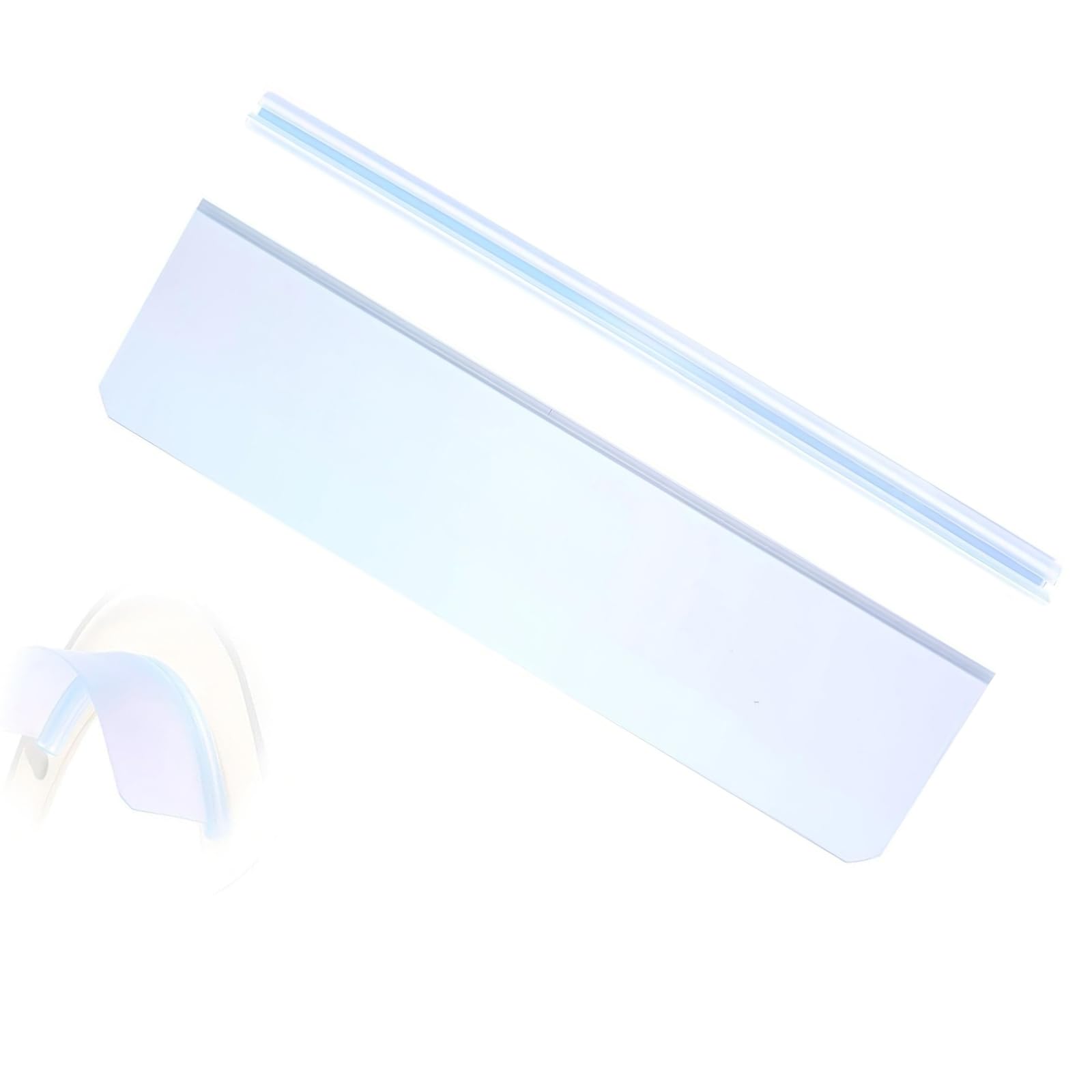 Nucelit Hygienic Toilet Guard Versatile PVC Easy Bathroom Maintenance for Potty-Training Kids Adjustable Toilet Seat Guard PVC Construction