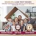 Lead Test Kit with 30 Counts Accurate Lead Paint Testing Swabs,White Top Upgraded to Avoid False Negative,Instant Results with Marked Concentration. Home Use for All Painted Surfaces.