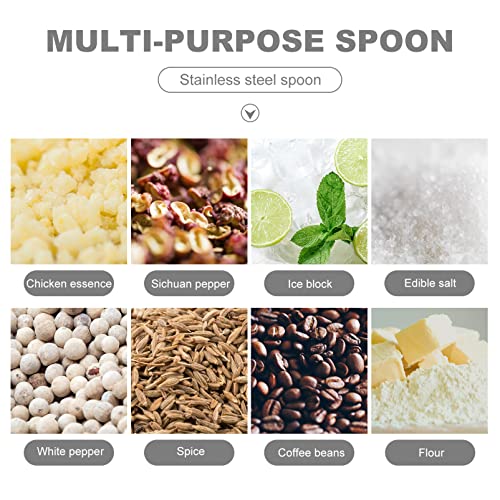 DOITOOL Lebensmittelschaufel Getreideschaufel Eiswürfelschaufel Edelstahl Eiswürfel Futterschaufel 3 Stück 10 Zoll Küche Schaufel für Kaffee Süßigkeiten Mehl Popcorn Pommes Frites Snack Gewürze - Image 6