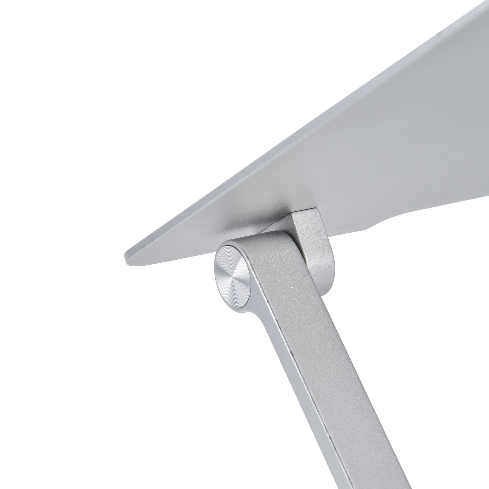 Supporto per laptop in lega di alluminio Altezza ergonomico Supporto per computer portatile Staffa di raffreddamento rialzata Argento