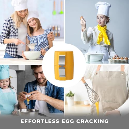 Image of AADHIK Egg Cracker Tool Set of 2 Kitchen Tool Cooking Shell Opener Orange| Dining & Bar | Tools & Gadgets | Peelers| Peelers (Pack of 2)