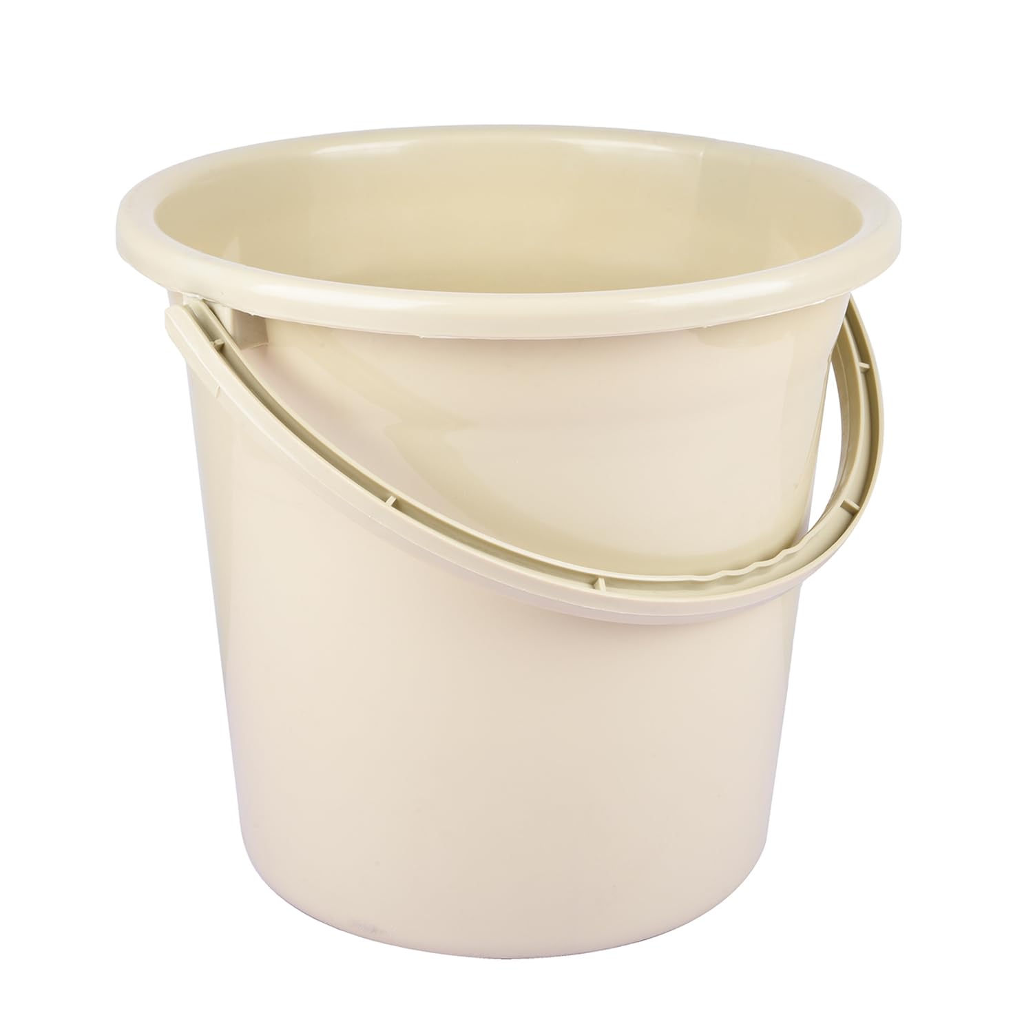 Urbane Home Bucket | Plastic Bucket for Bathroom | Strong Bathroom Bucket | Bucket for Bathing | Water Storage Bucket | Bathroom Bucket | Plain Bucket | 18 LTR | Beige (B0D543WY2L) Amazon Price History, Amazon Price Tracker