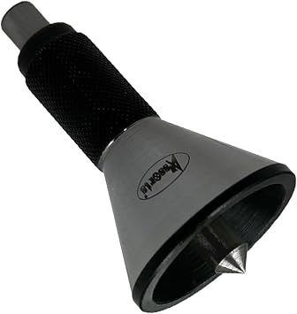 Engineer Machinist Bell Punch Hand DIY Tool for Center Finding on a Round Bar- Accurate & Precise Metal, SMALL