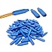 Low Voltage Wire Connectors - QIYAT B Connectors Silicone Filled Wet B Gel Telephone Alarm Wire Crimp Bean Type Splice for Low Voltage application, Blue (100Pcs)