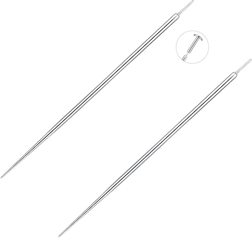 Miniatura 9 de Aumeo G23 Piercing cónico sin rosca de titanio, 14G, 16G, 18G, pasador de inserción para nariz, labio, Monroe, oreja, tragus, hélix, empuje,