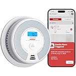 X-Sense Wi-Fi Combination Smoke Alarm and Carbon Monoxide Alarm with Replaceable Battery, Smart Fire Alarm Compatible with X-Sense Home Security App, SC07-WX, 1-Pack