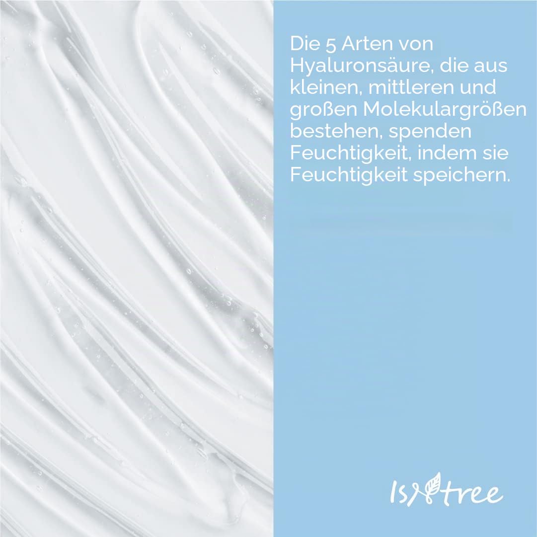 ISNTREE Hyaluronsäure Wasser Hydrating Schlafmaske für trockene, empfindliche Haut – tief feuchtigkeitsspendende Gesichtsmaske koreanische Schlafmaske Produktname (100 ml)