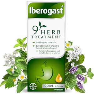 Iberogast 9 Herb Gut Health Treatment – Naturally Sourced Extracts, Gut Supplements For Women And Men, Digestive Supplements To Relieve Gastrointestinal Disturbances And IBS Symptoms,100ml