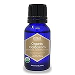 Organic, Cardamom Essential Oil, Food Grade - 100% Pure, Cardamom Oil, by Zongle Therapeutics, 15 ML