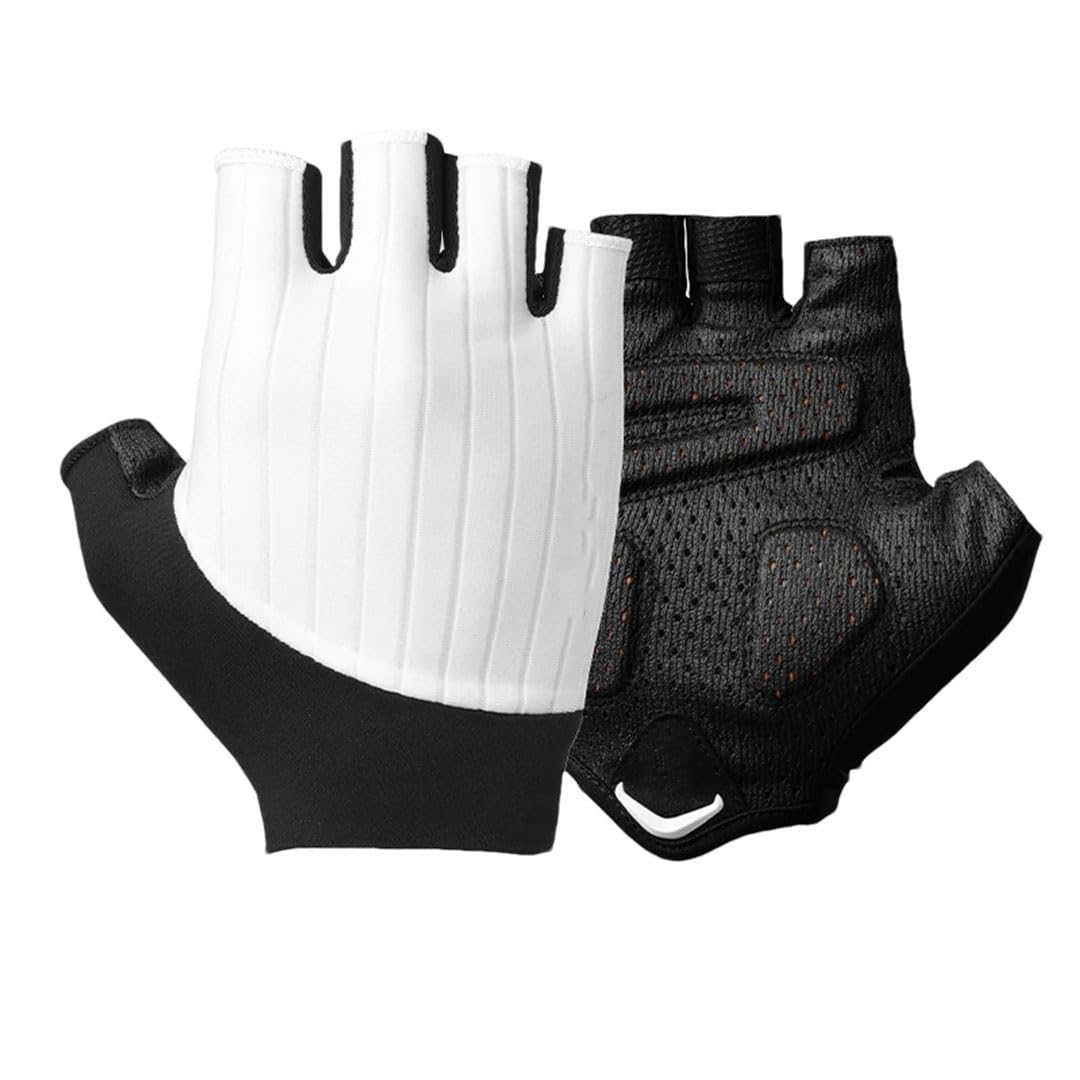 Men Summer Gloves Half Finger Cycling for Padded Anti-Slip Shock-Absorbing Gloves