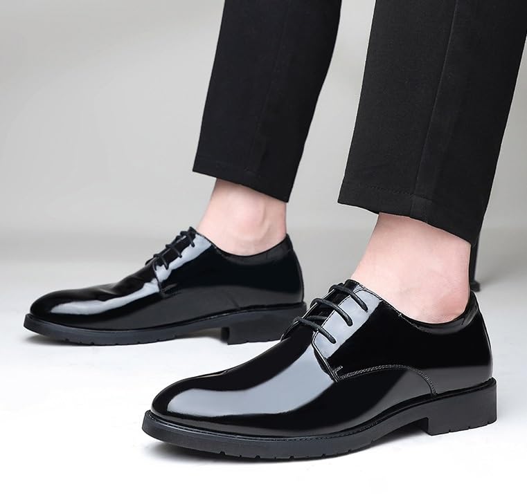 Men's Genuine Leather Lace-Up Oxford Shoes Business Formal Wedding Dress Shoes3