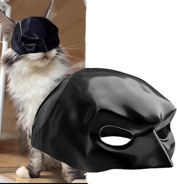 AZA Cat Halloween Apparel Bat Mask Superhero Cosplay