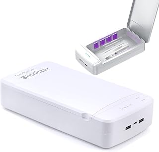 Nail Tool Sterilizer with Blue Light,LXIANGN Portable USB Sterilization Box for Manicure Salon,Tweezers,Tattoo,Scissors,Jewelry,Phone, Watch,Keys