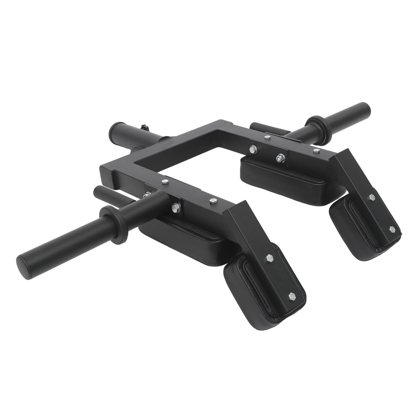 Safety Squat Bar Attachment Stahl Landminenaufsatz Ausrüstung mit Edelstahl-Spannbügel für Krafttrainingsgeräte im Fitnessstudio