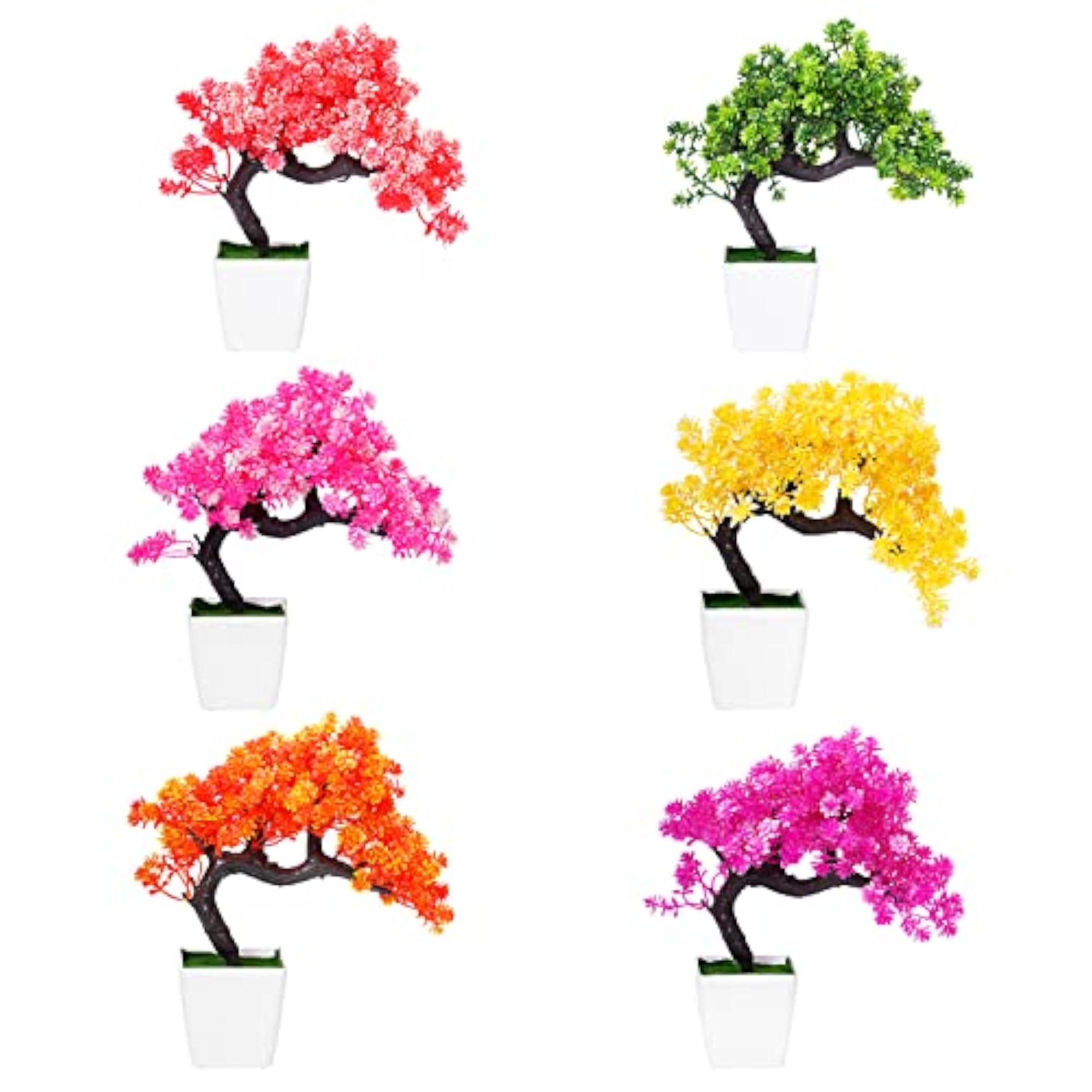 Colourful Wild Bonsai Plants With Pot for Home Decor