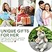 YODY Solar Garden Statues Outdoor Decor- Yard Decorations for Patio, Balcony, Backyard, Lawn Ornaments - Rabbit Figurines with LED Light- Unique Birthday House Warming Gifts for Women, Mom, Grandma