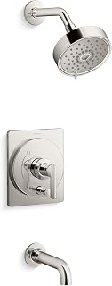 Castia by Studio McGee Tub and Shower Trim Package with 1.75 GPM Single Function Shower Head with MasterClean Sprayface