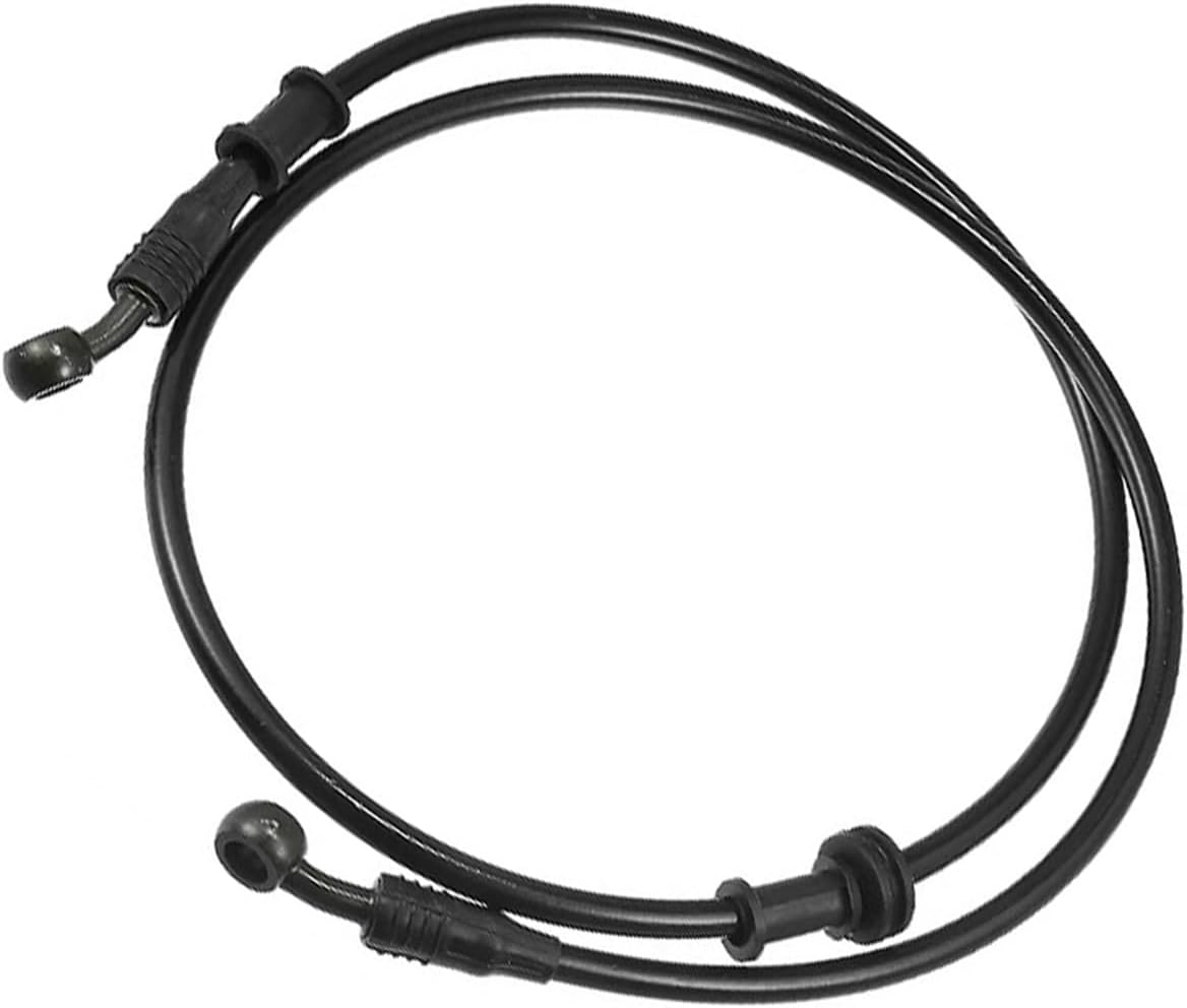 Motorcycle Brake Clutch Line Motorcycle Dirt Bike Hydraulic Brake Oil Hose 28 Degree 40-130Cm Braided Cable Stainless Steel Black